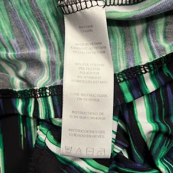 Michael Kors Women's Multicolor Cinched Shoulder Sleeveless Top - Picture 8 of 8